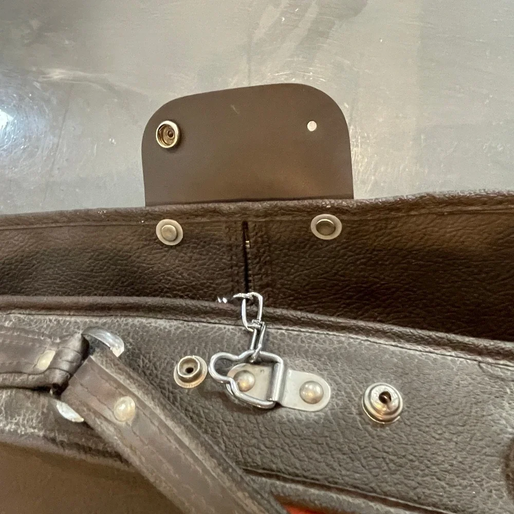 VTG American Tourister Brown Faux Leather Hanging Garment Bag 39x23 Travel Suit
